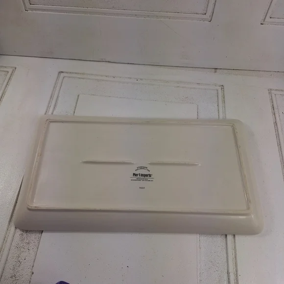 Pier 1 Imports Farm Animals Platter Rectangular Pig/Lamb/Duck/Chicken - Picture 9 of 9